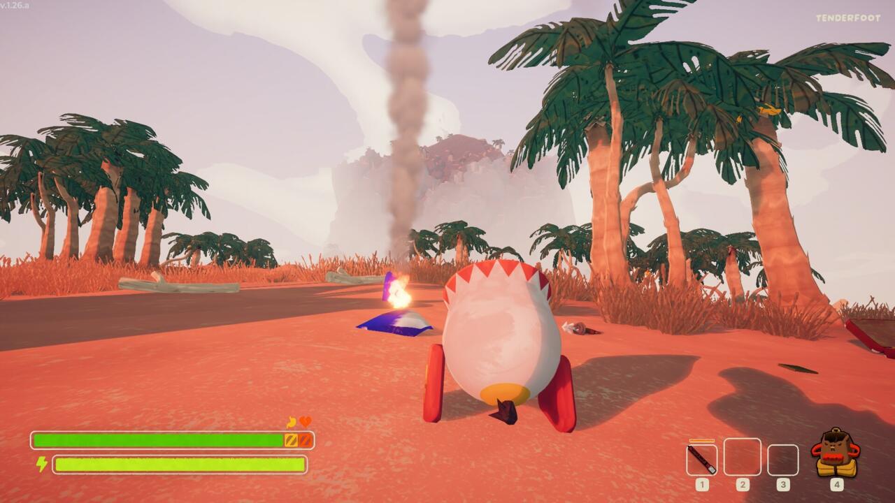 Use the broken wings as a reference point when placing the cannon.