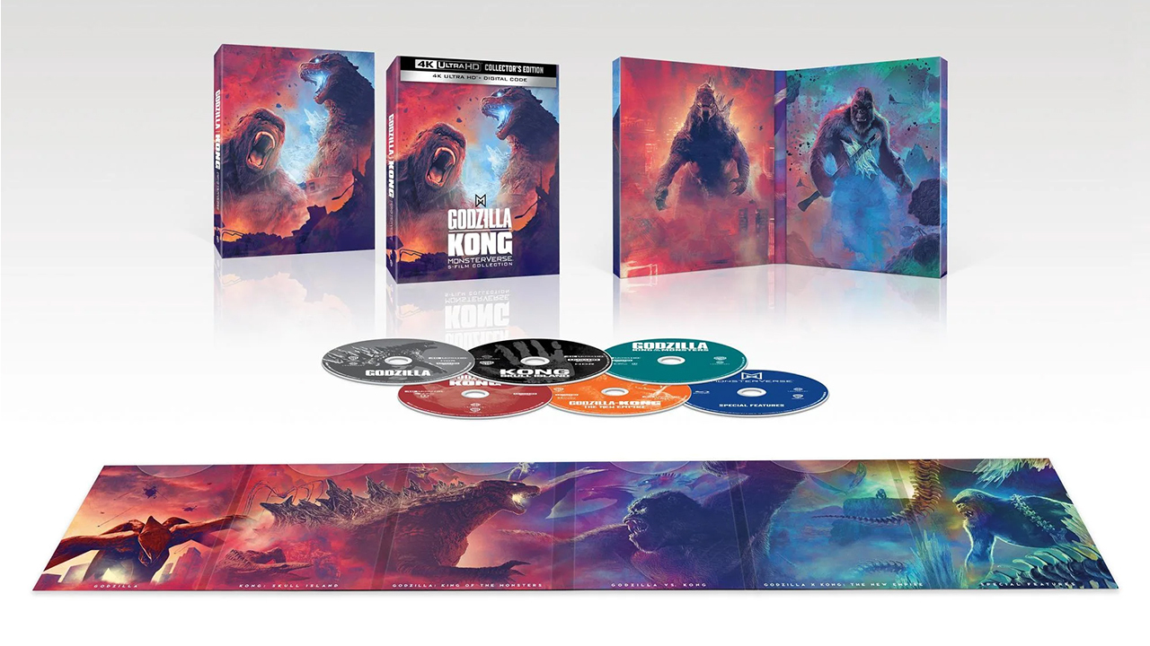 Godzilla X Kong MonsterVerse 5-Film Blu-ray Collection