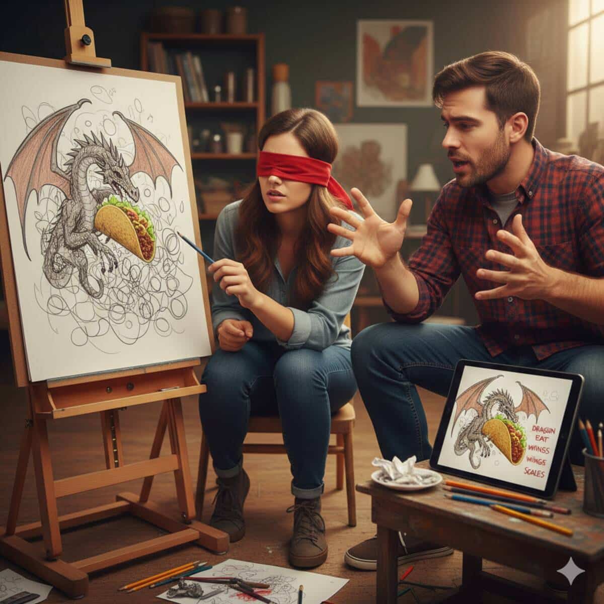 Blind Drawing