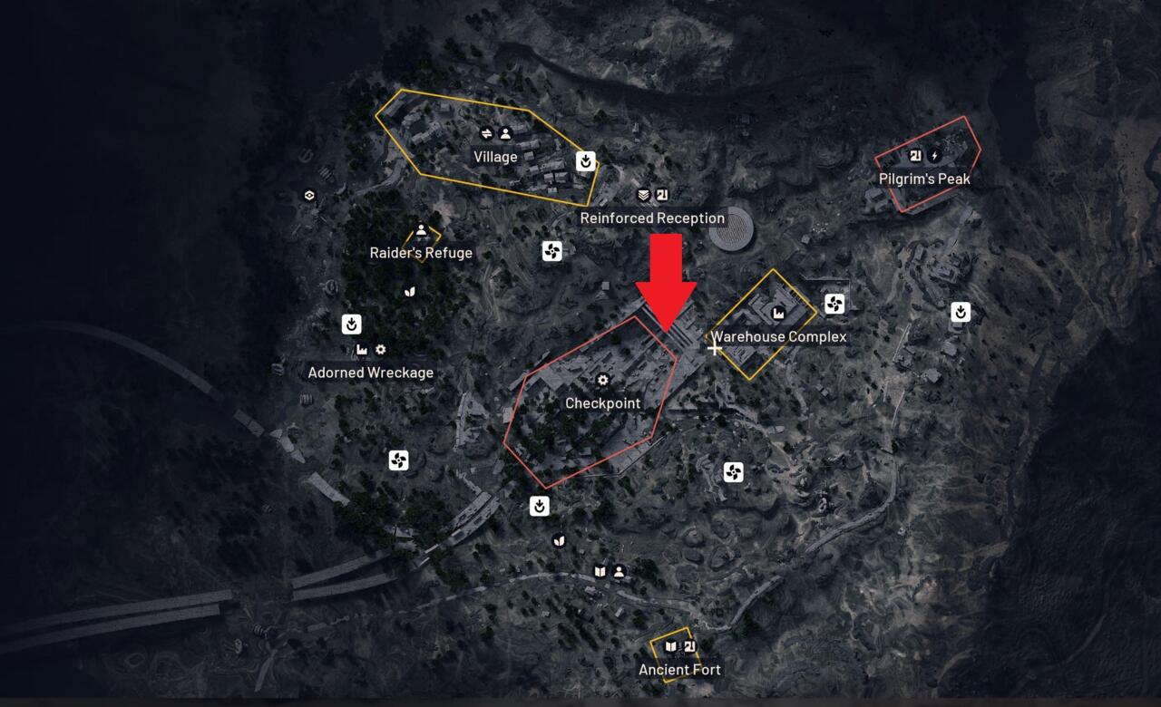 Locked gate location